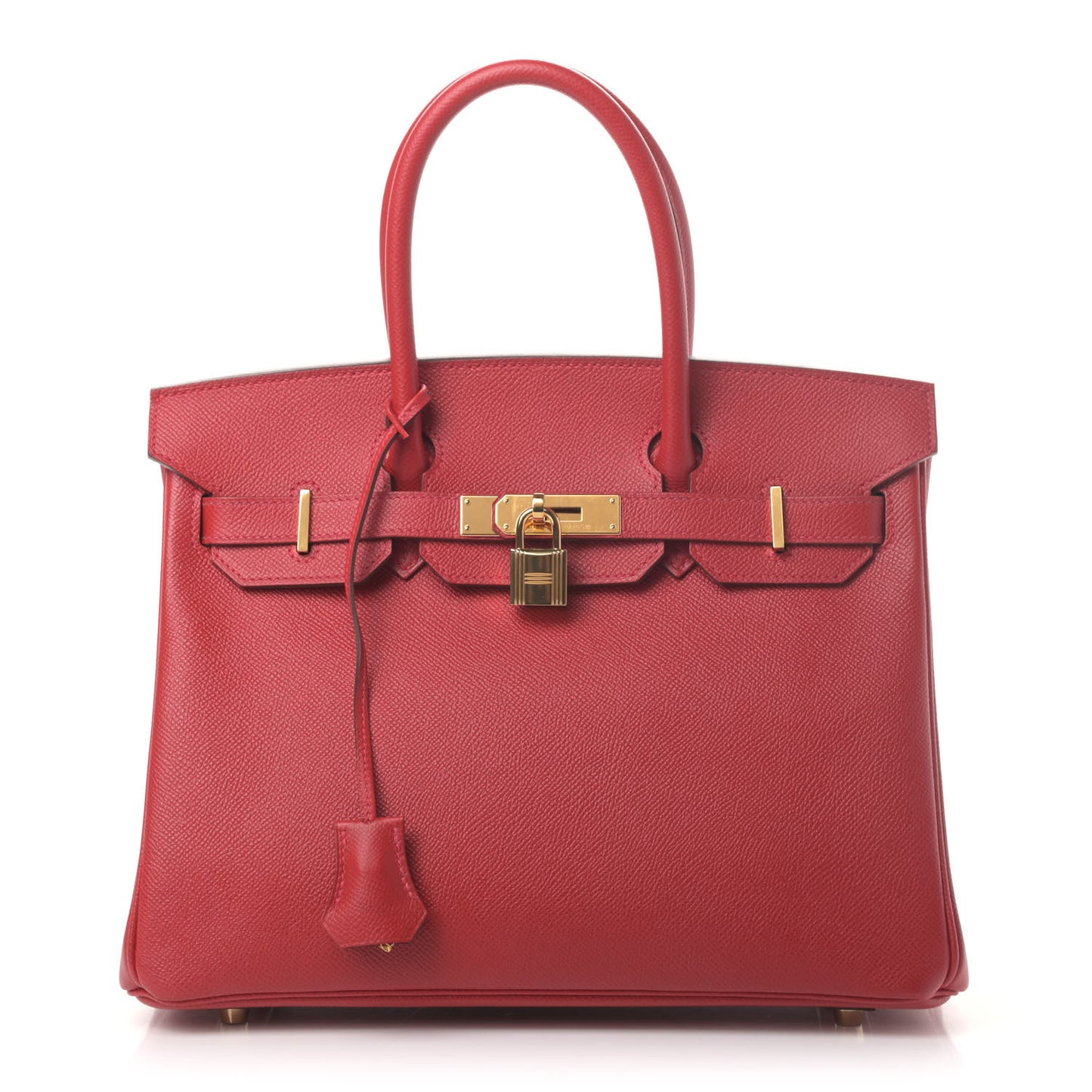 Epsom Birkin 30 Rouge Casaque