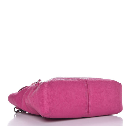 3.1 Phillip Lim 3.1 Textured Calfskin Medium Pashli Satchel Bright Fuchsia 4 of 10