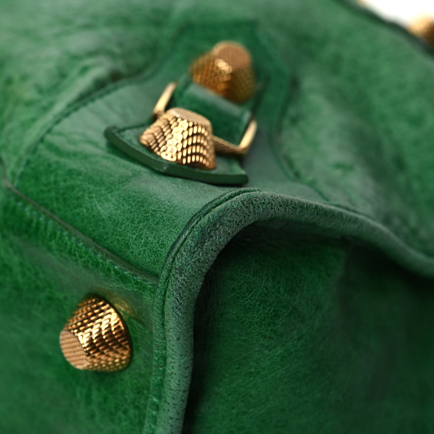 Agneau Giant 21 Gold Hardware Work Vert Gazon