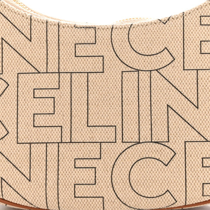 Celine Canvas Calfskin All Over Print Medium Ava Shoulder Bag Natural Tan 8 of 10