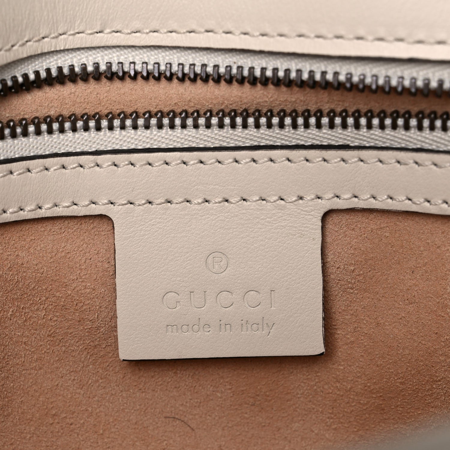 Gucci Calfskin Matelasse Small GG Marmont Shoulder Bag White 6 of 21