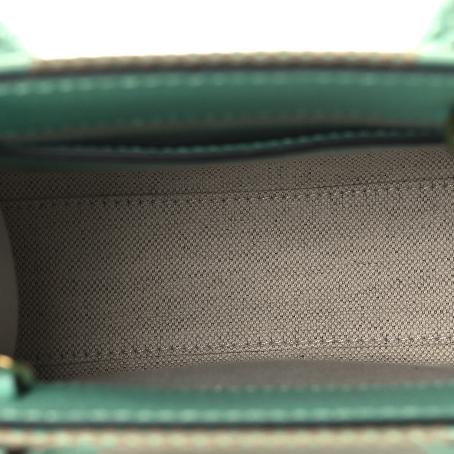 Gucci Monogram Jumbo GG Textured Dollar Calfskin Mini Tote Bag Pepperlight Mint 5 of 10