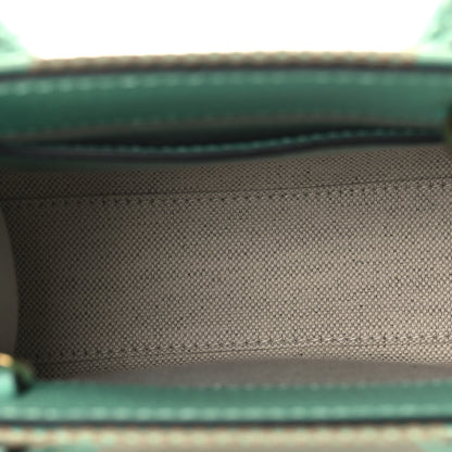 Gucci Monogram Jumbo GG Textured Dollar Calfskin Mini Tote Bag Pepperlight Mint 5 of 10