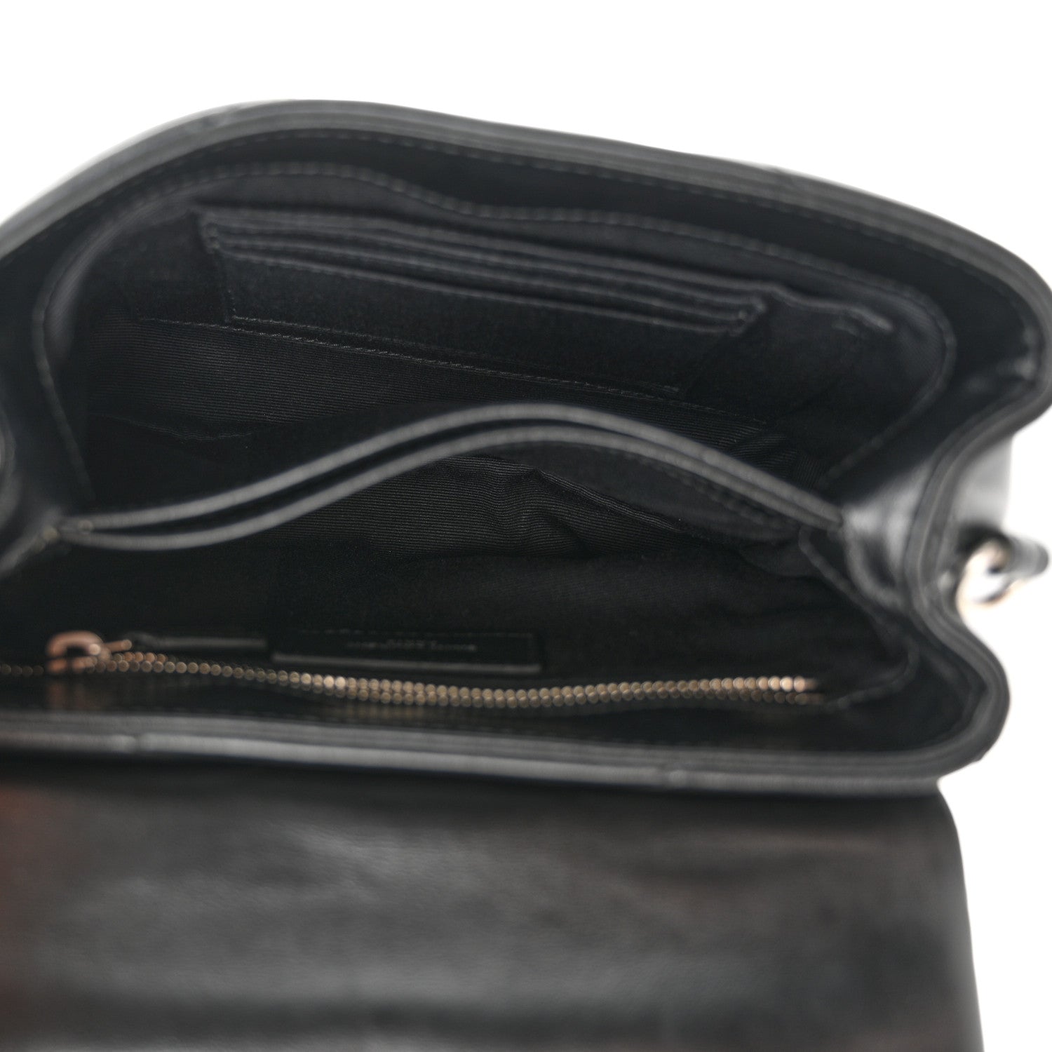 Saint Laurent Calfskin Y Quilted Monogram Toy Loulou Crossbody Bag Black 5 of 10