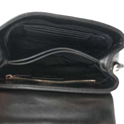 Saint Laurent Calfskin Y Quilted Monogram Toy Loulou Crossbody Bag Black 5 of 10