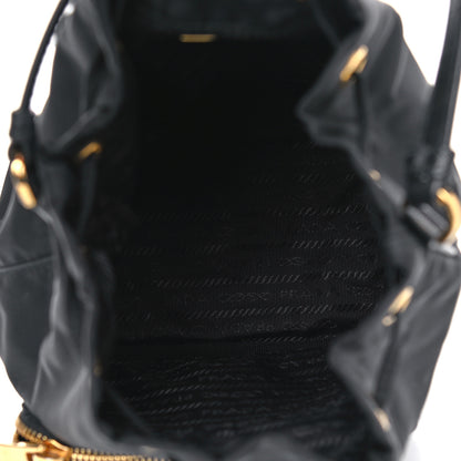 Prada Re-Nylon Duet Drawstring Shoulder Bag Black 4 of 4