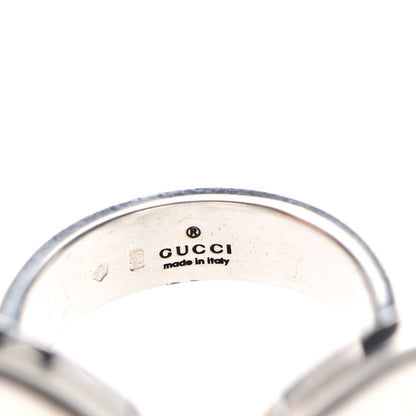 Gucci Sterling Silver GucciGhost Hamlet Skull Double Ring 58 8.25 7 of 7