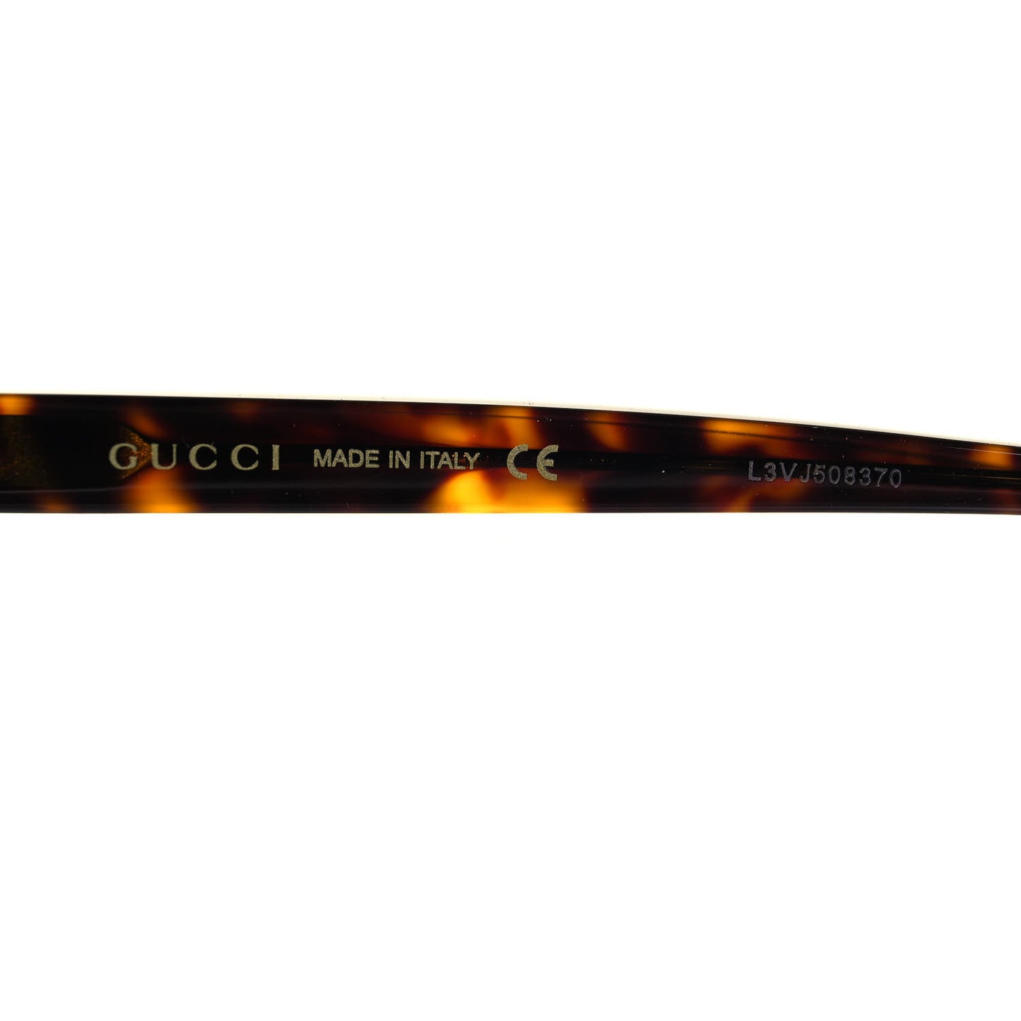 Acetate Square Sunglasses GG0571S Havana Brown