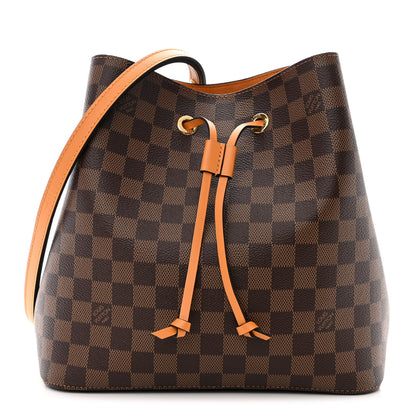 Louis Vuitton LOUIS VUITTON Damier Ebene Neonoe MM Safran 1 of 10