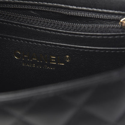 Chanel Lambskin Quilted Mini Square Flap Black 6 of 10
