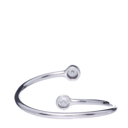Tiffany Platinum Diamond Elsa Peretti Hoop Ring 52 6 3 of 6