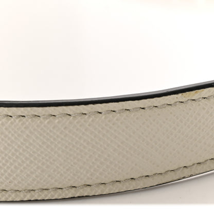 Prada Saffiano Flap Shoulder Bag Talco 15 of 16