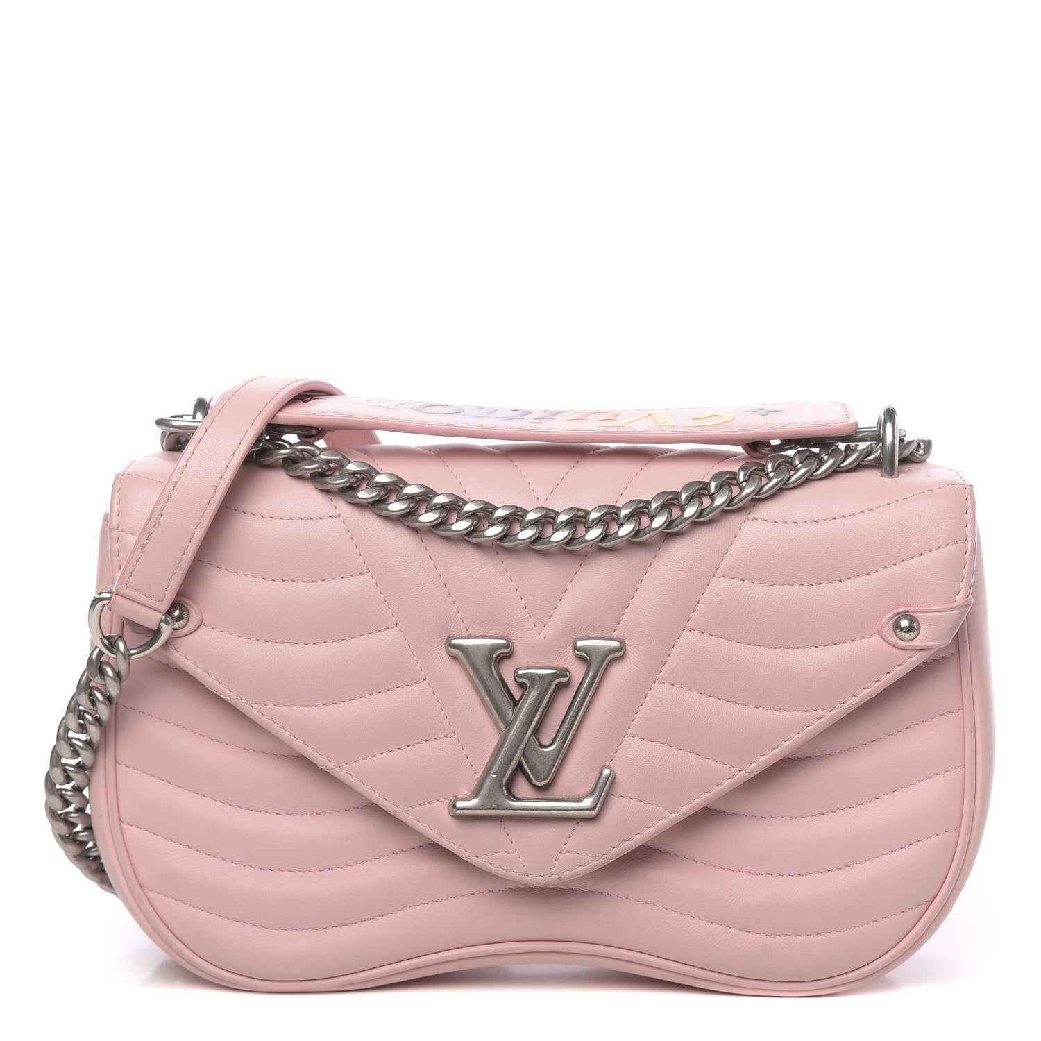 Louis Vuitton Calfskin New Wave Chain MM Smoothie Pink 1 of 17