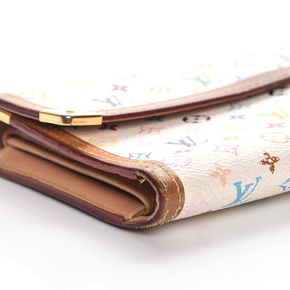 Louis Vuitton Monogram Multicolor Porte Tresor International Wallet White 17 of 19