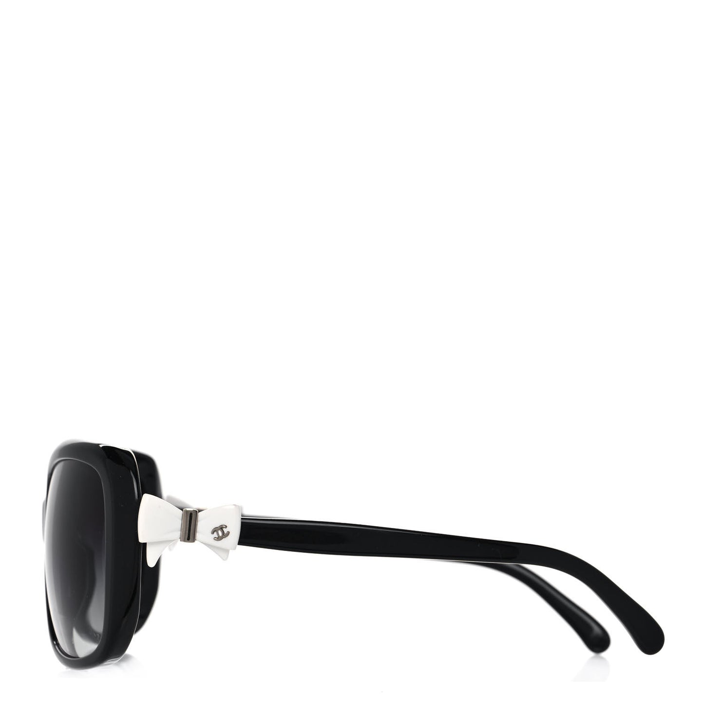 Acetate CC Bow Sunglasses 5171 Black White