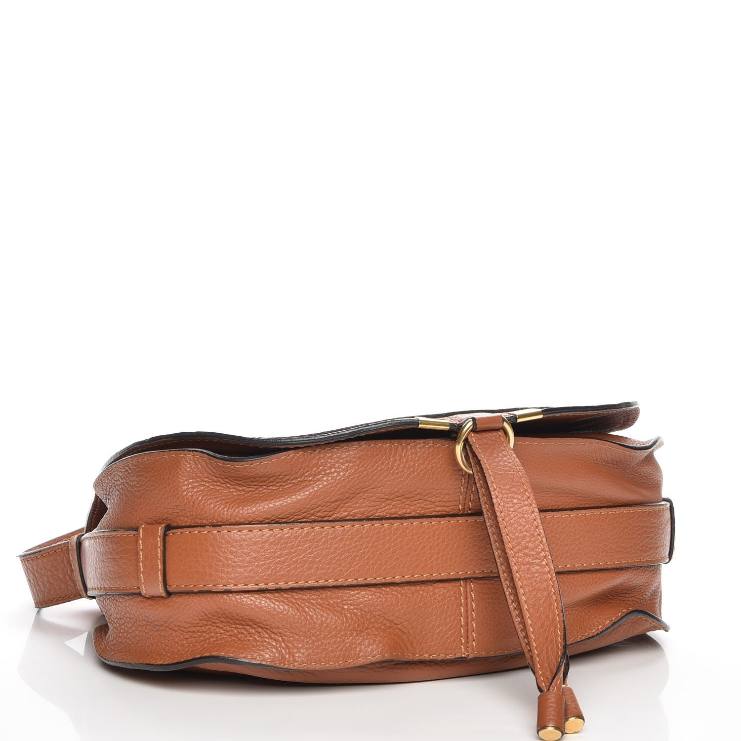 Chloe Calfskin Medium Marcie Round Crossbody Bag Tan 4 of 8