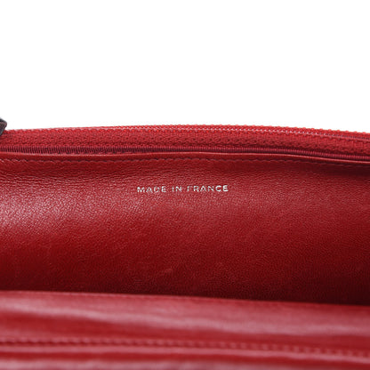 Chanel Patent Quilted Wallet On Chain WOC Red 7 of 19