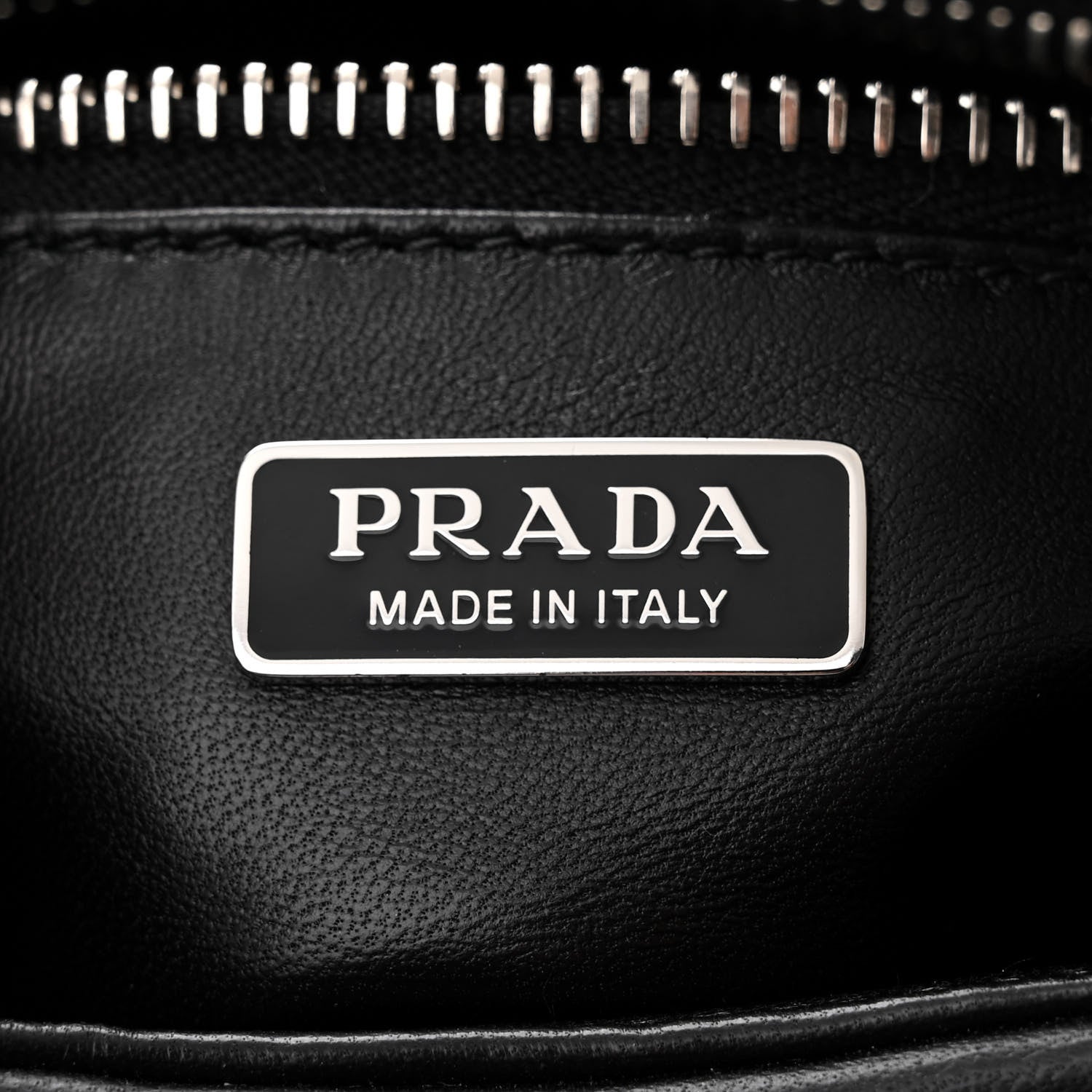 Prada Nappa Soft Padded Re-Edition 2002 Moon Bag Black 6 of 10