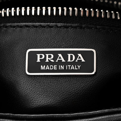 Prada Nappa Soft Padded Re-Edition 2002 Moon Bag Black 6 of 10