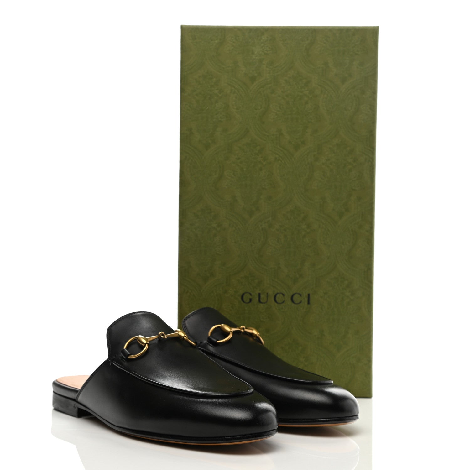 Gucci Calfskin Womens Princetown Slippers 36 Black 9 of 9