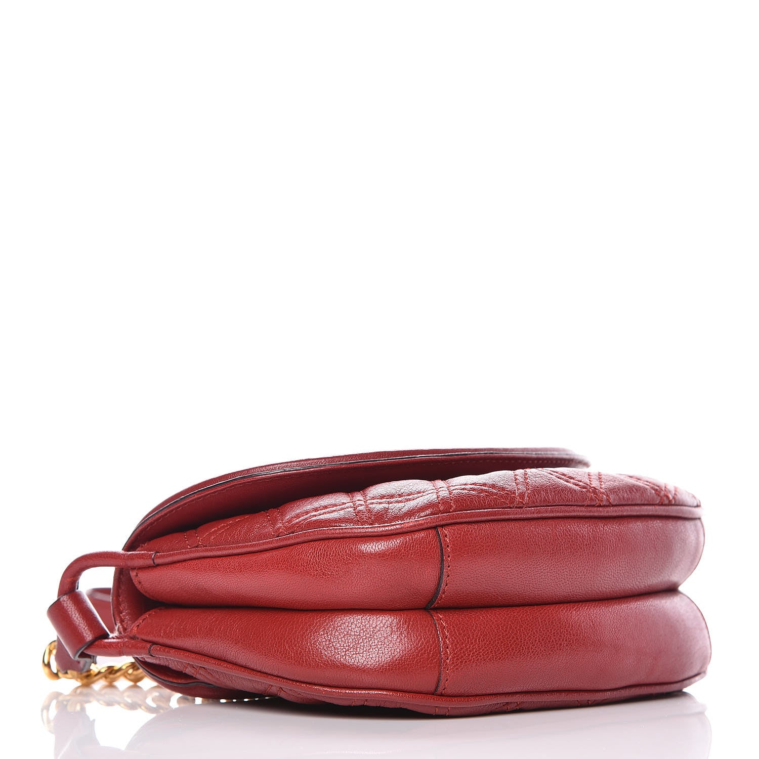 Marc Jacobs Lambskin Quilted Mini Cooper Crossbody Red 4 of 8