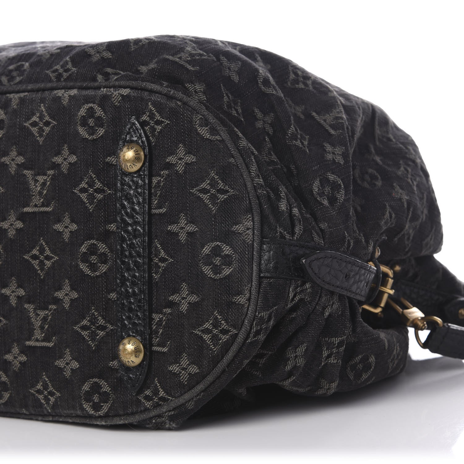 Louis Vuitton Denim Mahina XL Black 8 of 11