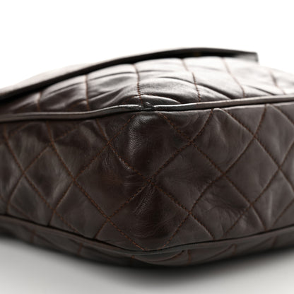 Chanel Lambskin Quilted Tassel Camera Case Brown 9 of 10
