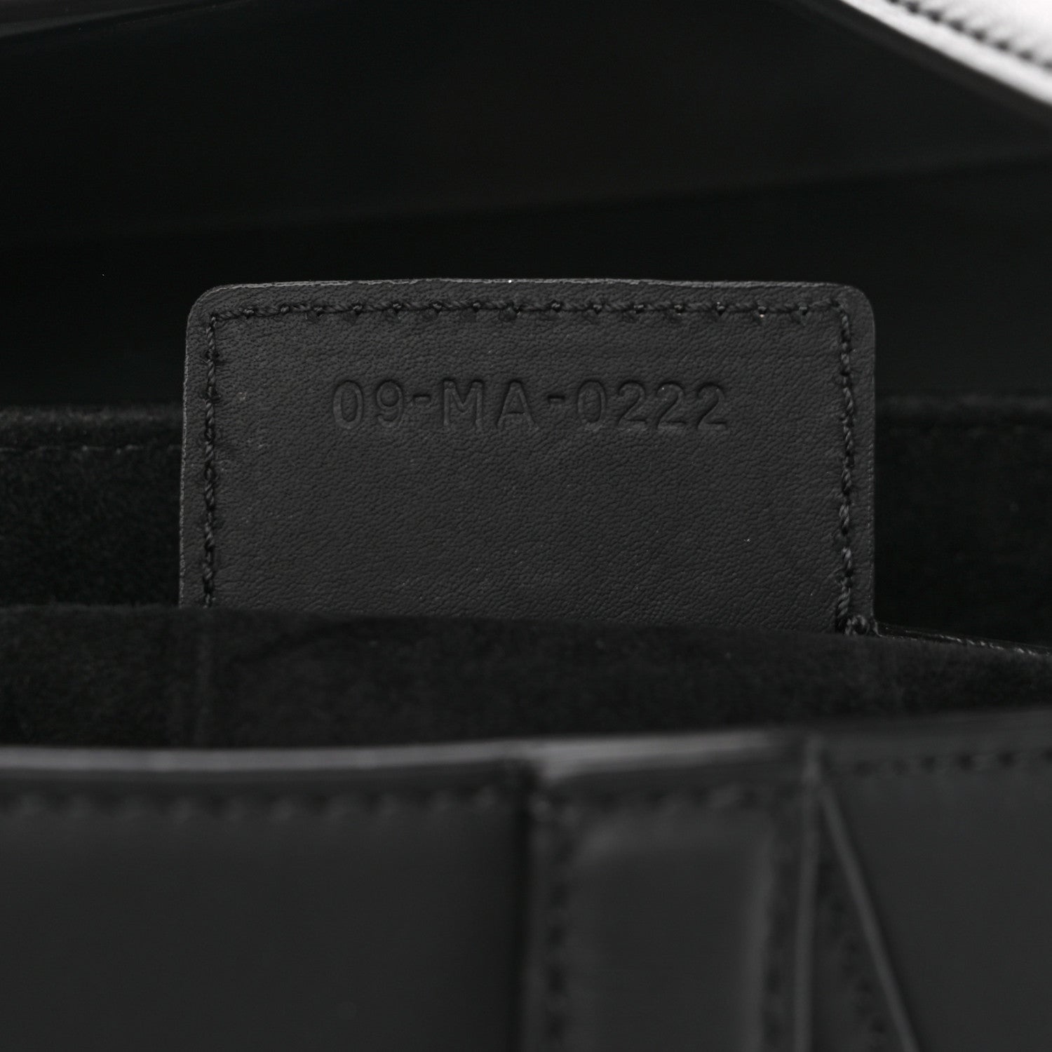 Christian Dior Ultra Matte Calfskin Saddle Bag Black 7 of 7