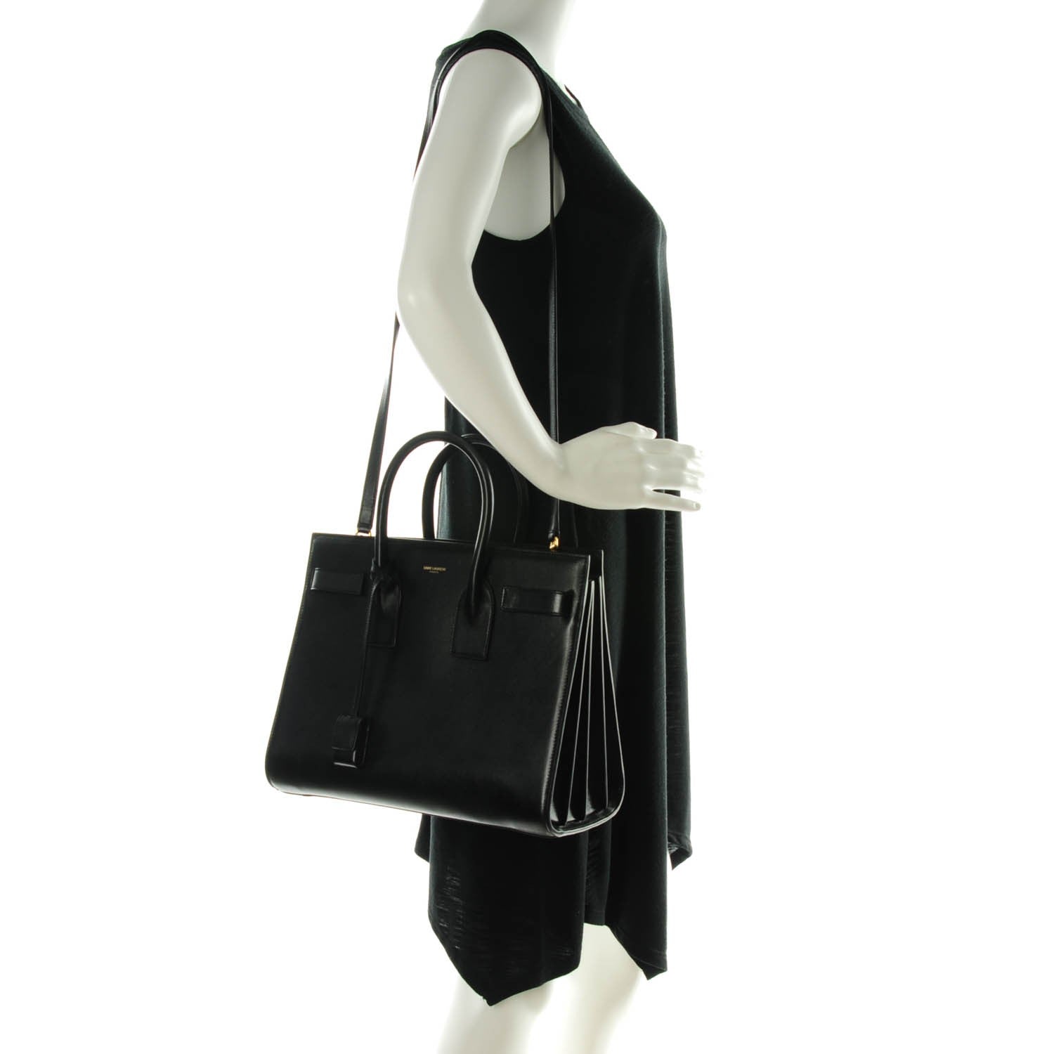 Saint Laurent Calfskin Small Sac De Jour Black 2 of 7