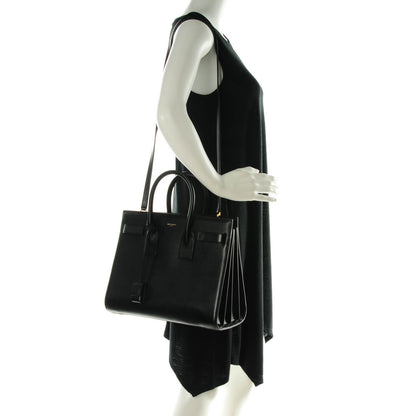Saint Laurent Calfskin Small Sac De Jour Black 2 of 7