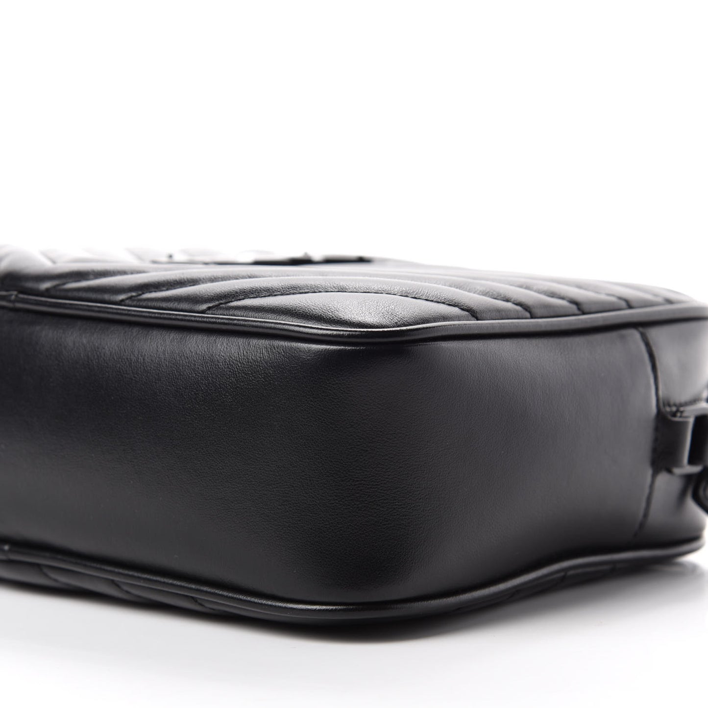 Calfskin Matelasse Monogram Lou Camera Bag Black