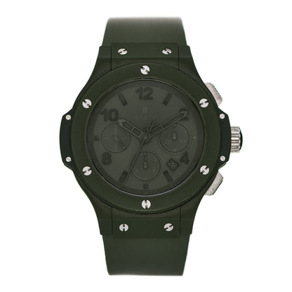 Hublot Ceramic Rubber 44mm Big Bang "All Green" Limited Edition Automatic Watch Green 301.GI.5290.RG 1 of 4