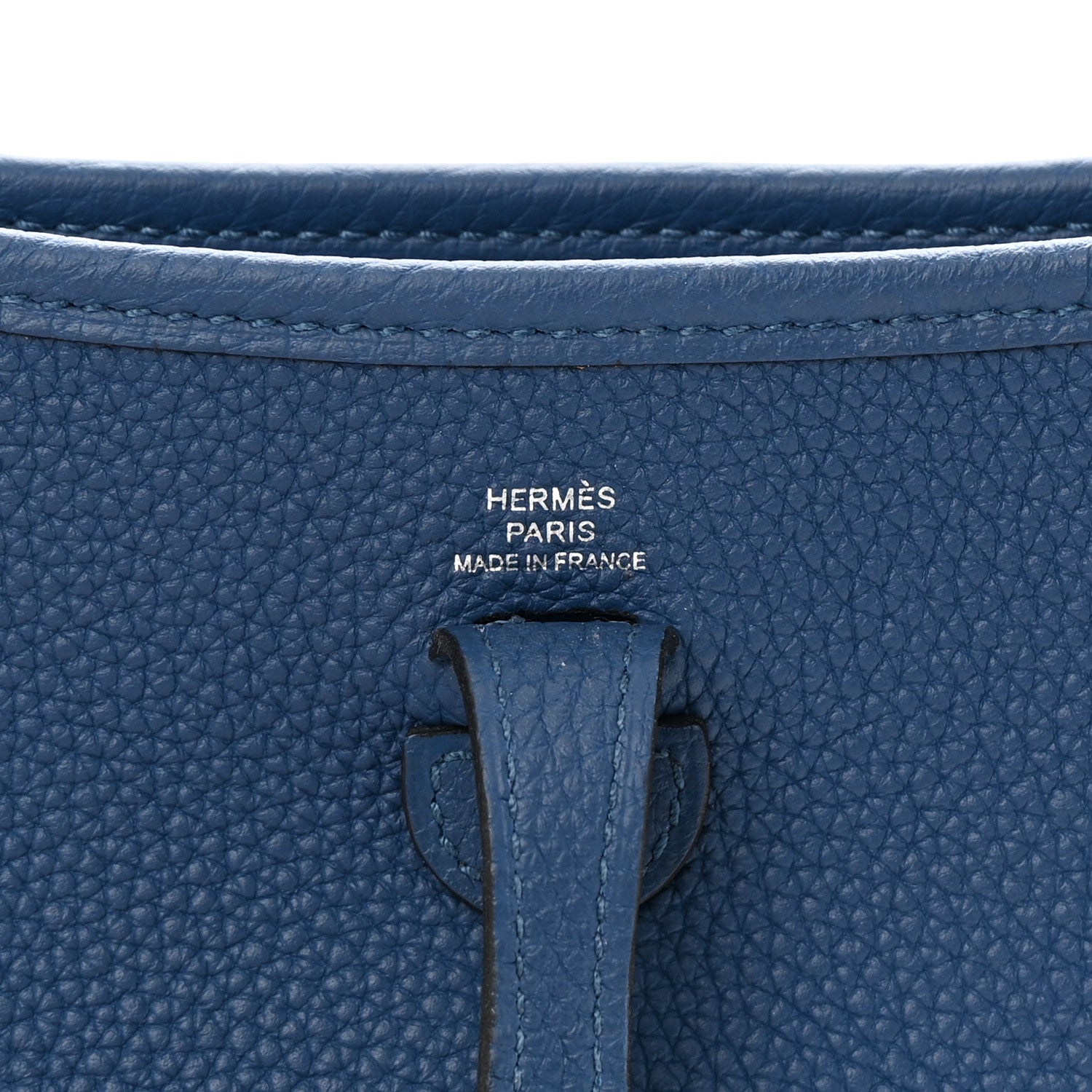 Hermes Taurillon Clemence Zigzag Evelyne TPM Deep Bleu Bleu Zellige Indigo Black 6 of 11