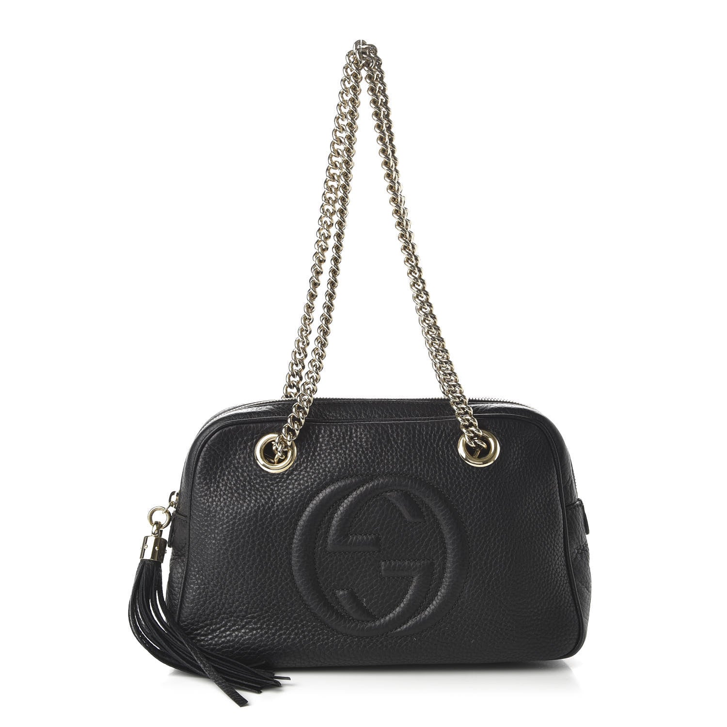 Gucci Pebbled Calfskin Small Soho Bowler Black 1 of 10