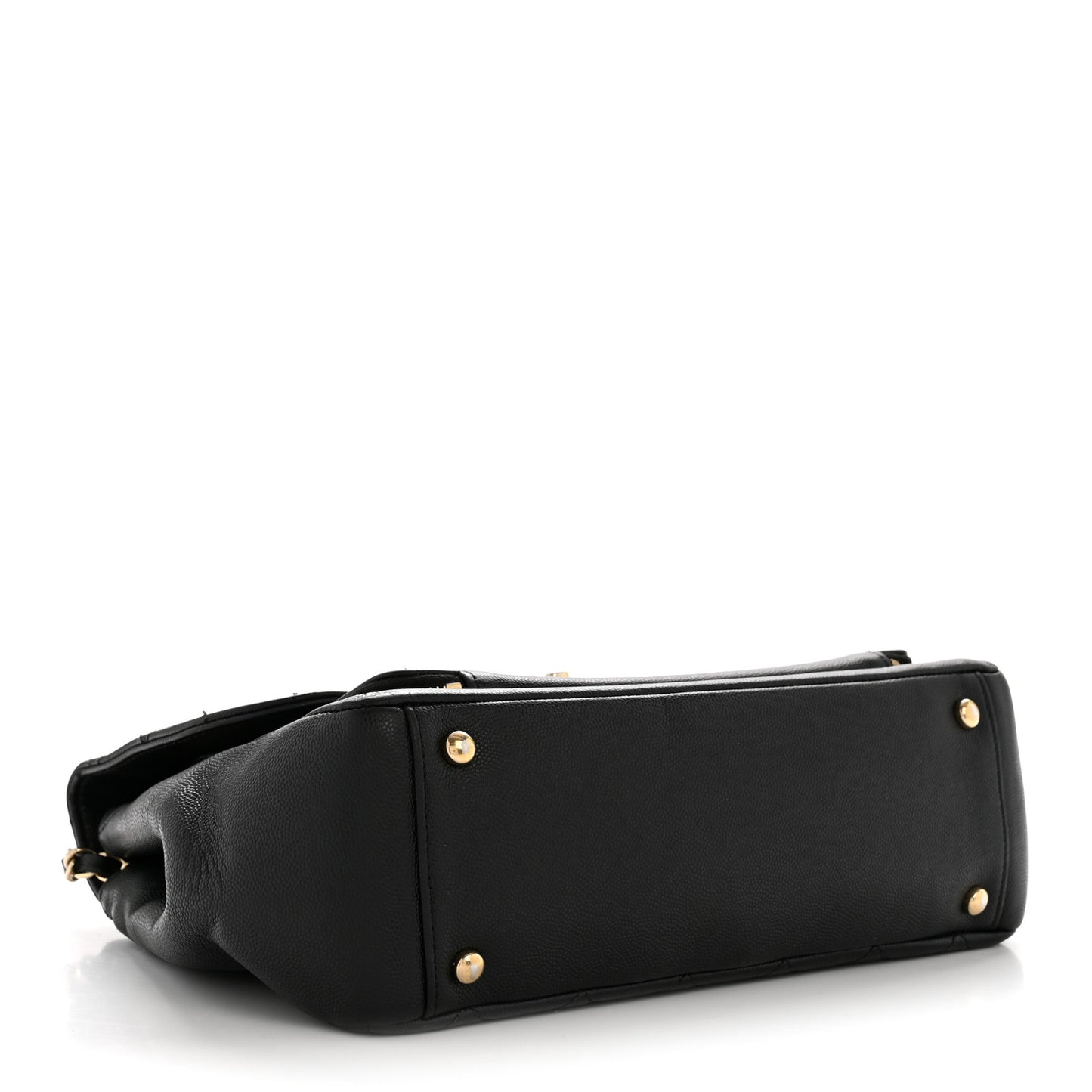 Caviar Quilted Large Business Affinity Flap Black