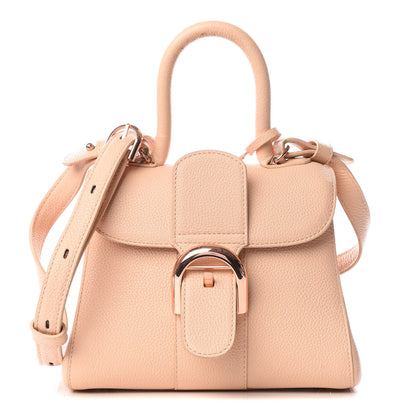 Delvaux Grained Calfskin Mini Brillant Satchel Nude 1 of 12
