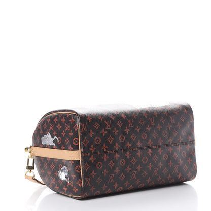 Louis Vuitton Catogram Speedy Bandouliere 30 Marron 3 of 10