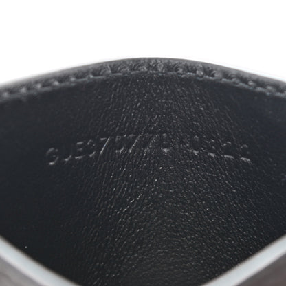 Saint Laurent Embossed Calfskin Monogram Cassandre Credit Card Case Black 6 of 7