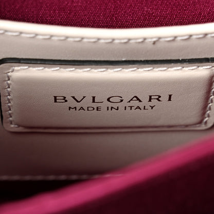 Bulgari Calfskin Serpenti Forever Top Handle White 6 of 10