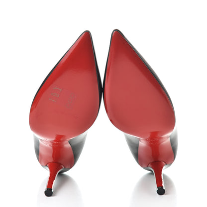 Christian Louboutin Kid Apostrophy 100 Pumps 36.5 Black 5 of 10