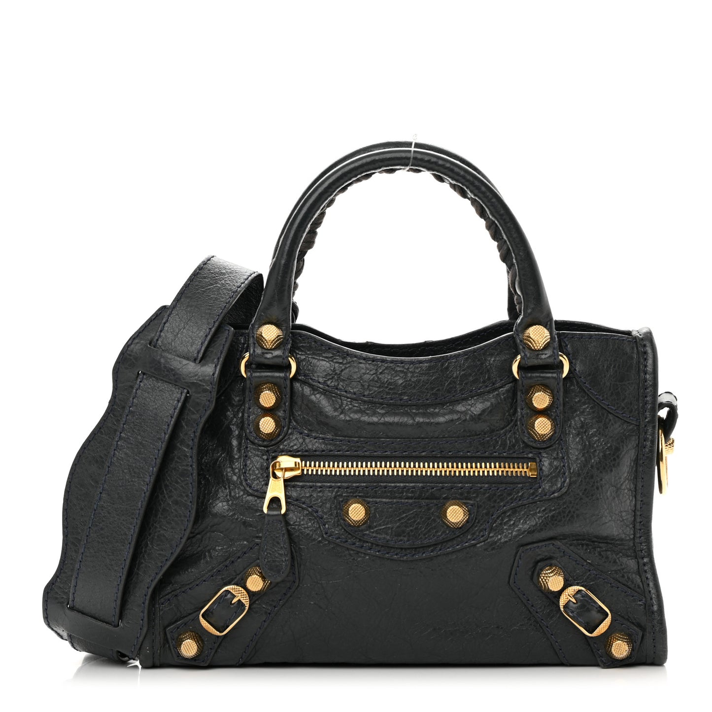 Agneau Giant 12 Gold Hardware Mini City Anthracite