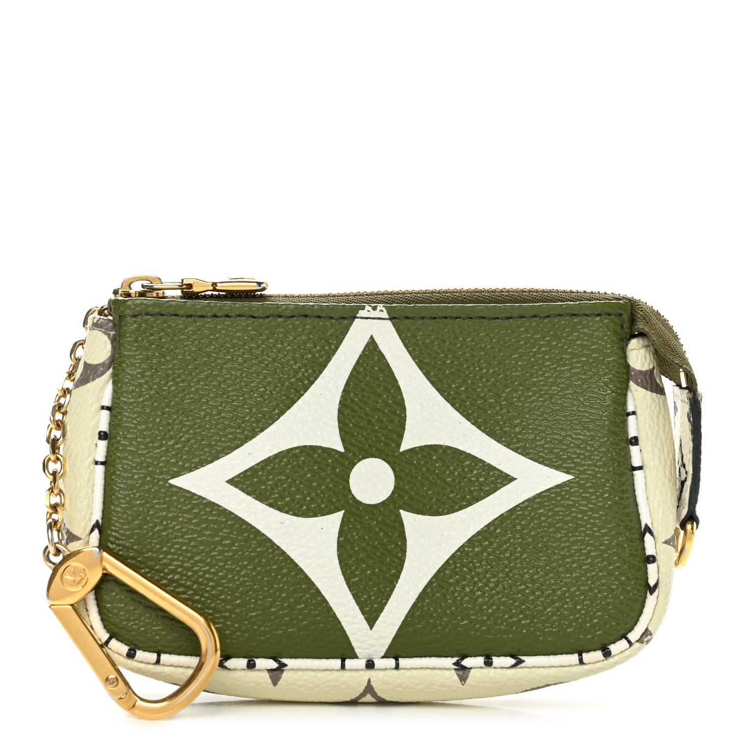 Louis Vuitton Monogram Giant Micro Pochette Accessories Kaki White 1 of 9