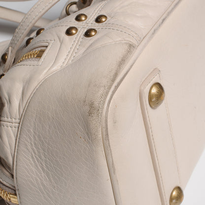 Louis Vuitton Lambskin Riveting Ecru 5 of 12