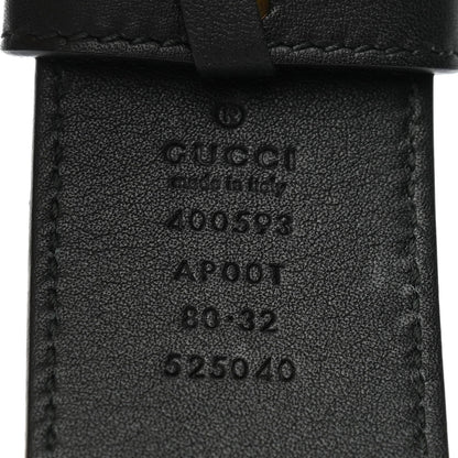 Gucci Calfskin Double G 40mm Belt 80 32 Black 5 of 5