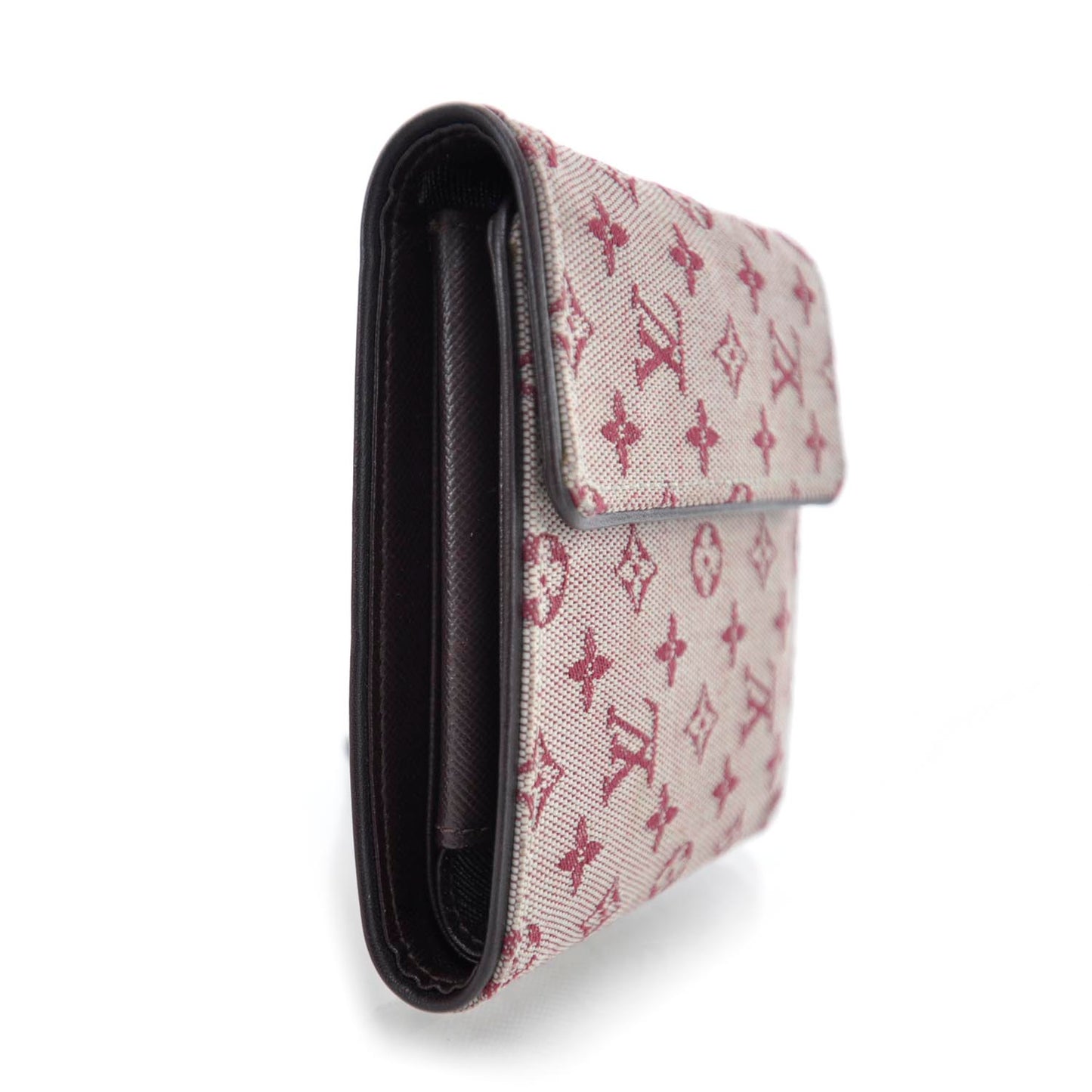 Mini Monogram Compact Wallet Cherry