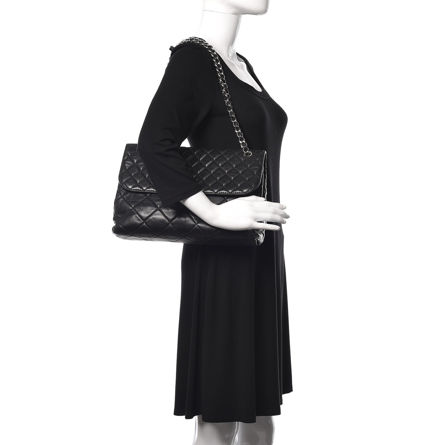 Chanel Calfskin Quilted In The Business Flap Bag Black 2 of 19