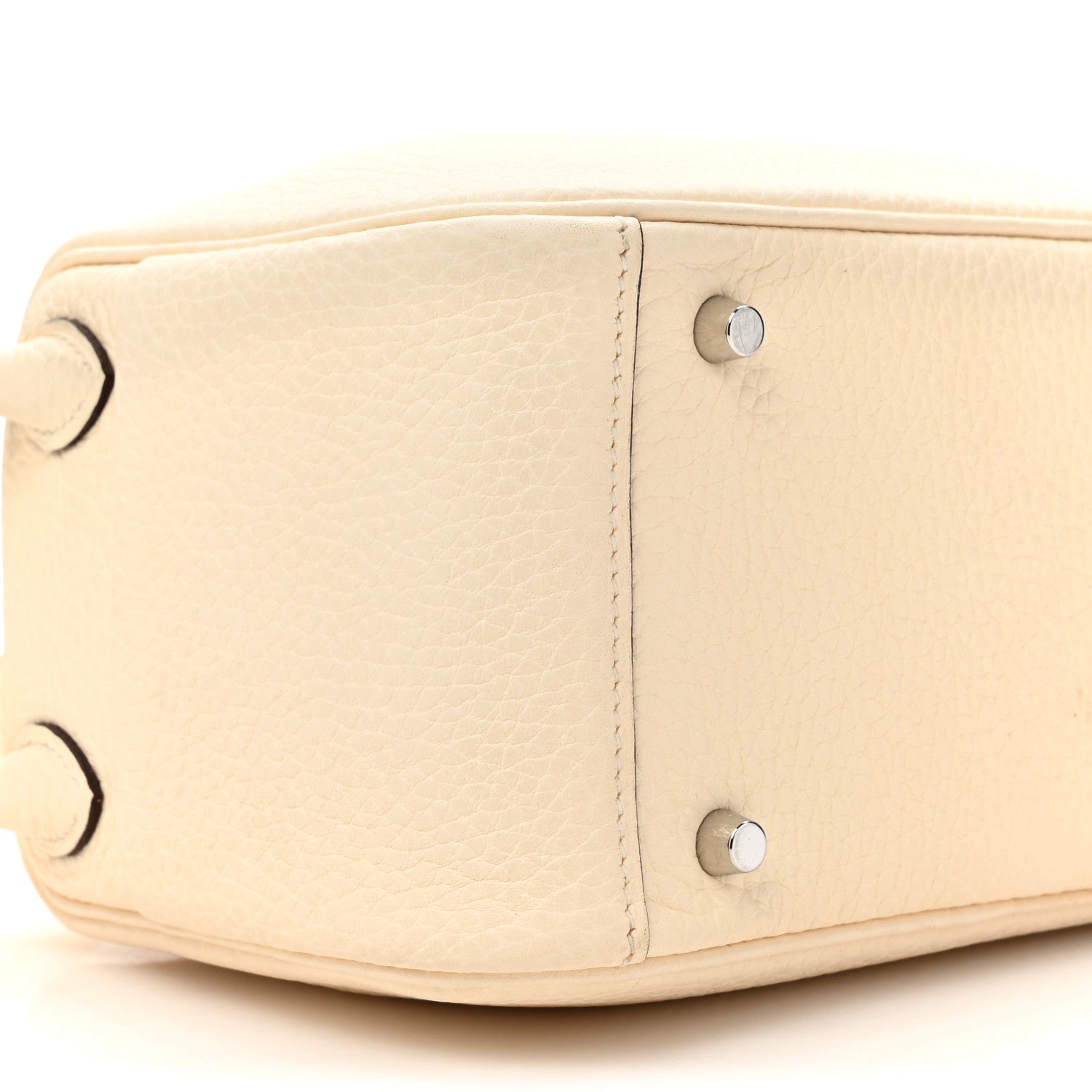 Hermes Taurillon Clemence Mini Lindy 20 Nata 10 of 11
