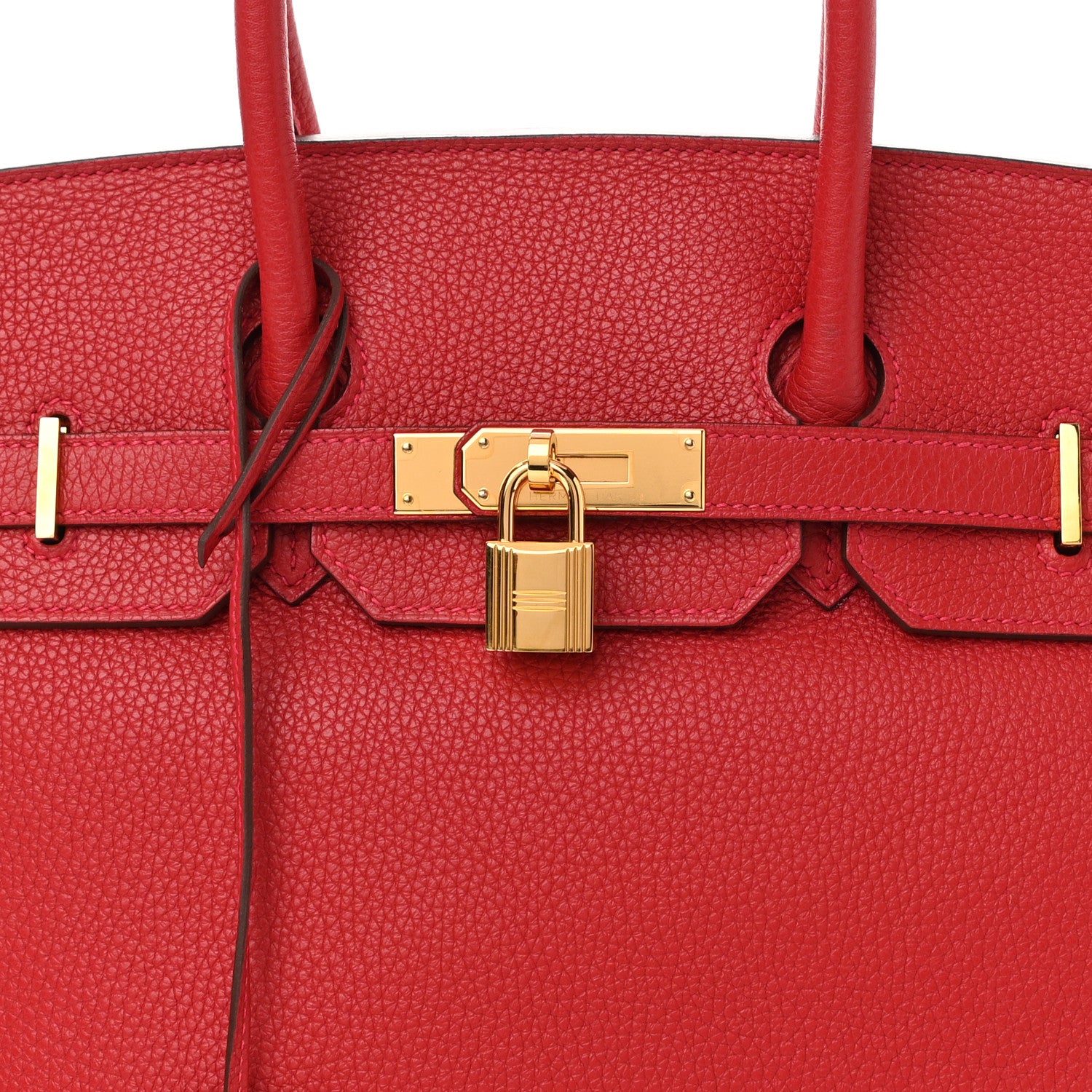 Hermes Togo Birkin 35 Rouge Casaque 7 of 11