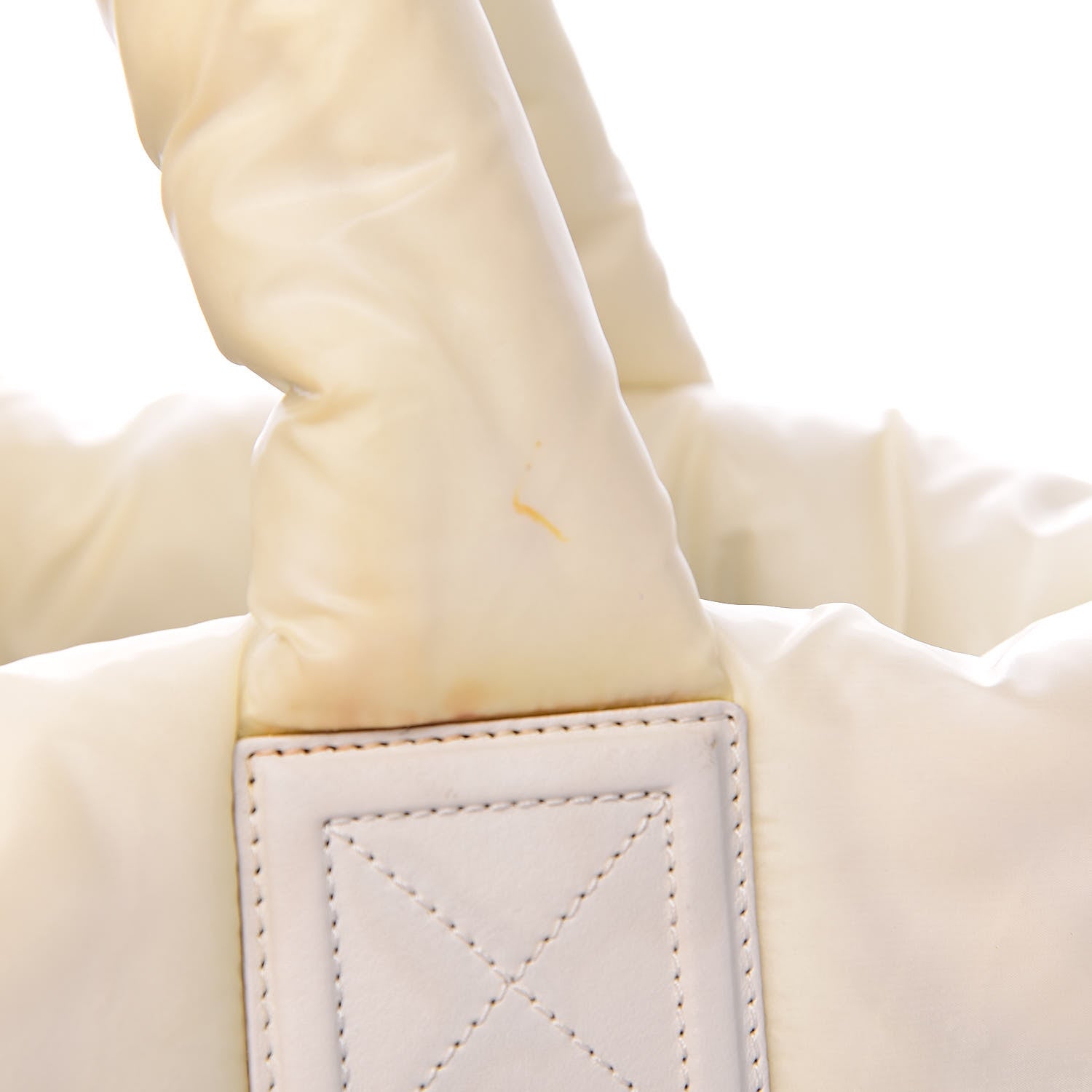 Chanel Nylon Quilted Small Coco Cocoon Reversible Tote White 8 of 13
