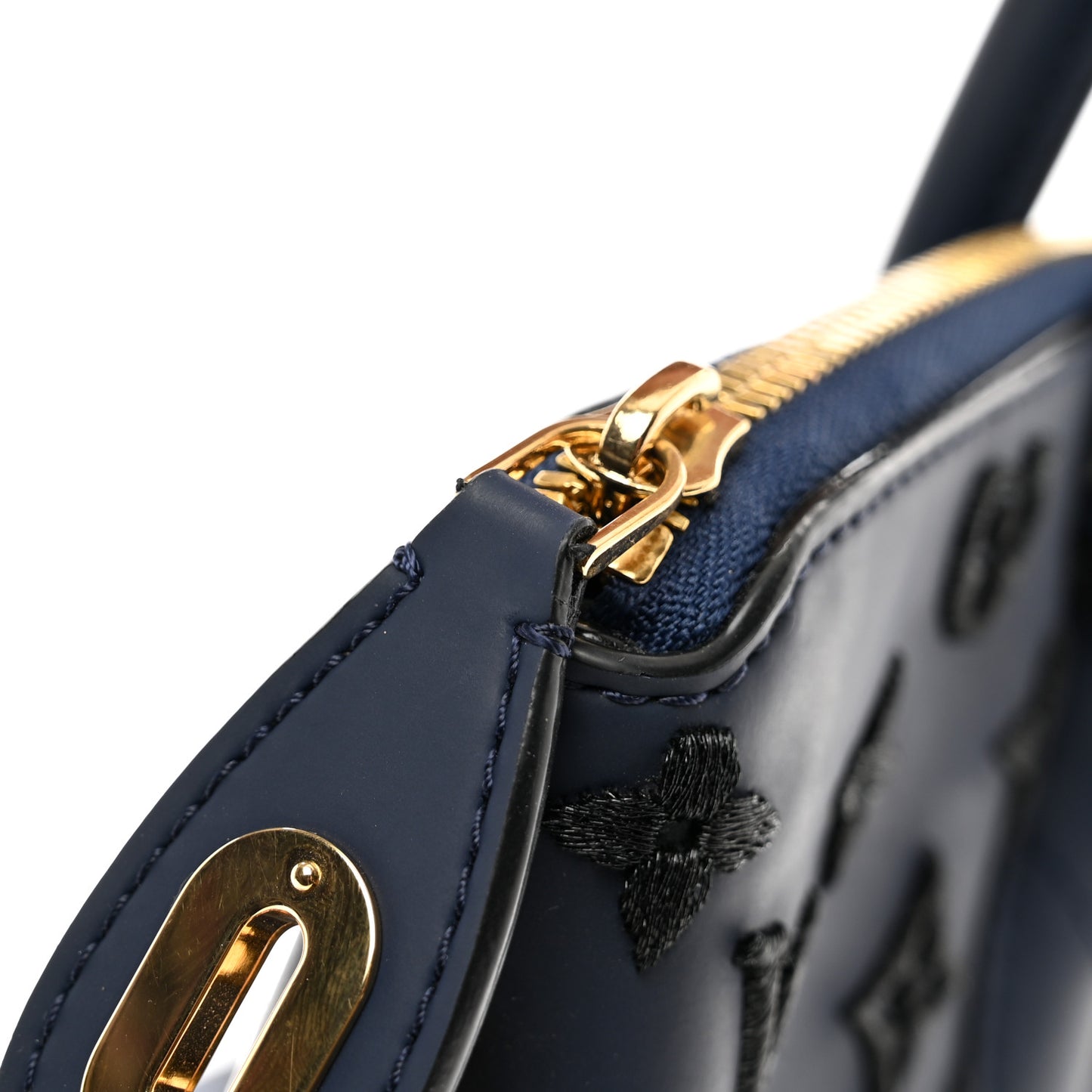 Monogram Addiction Vertical Lockit MM Blue